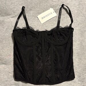 Black Lace Bustier by Agent Provocateur